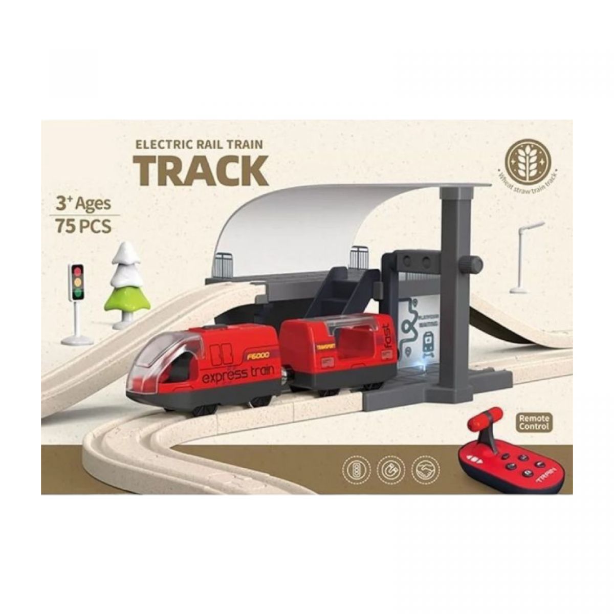 Залізна Дорога  на р. к. муз. світ. кор. 45*8*30  фото 1