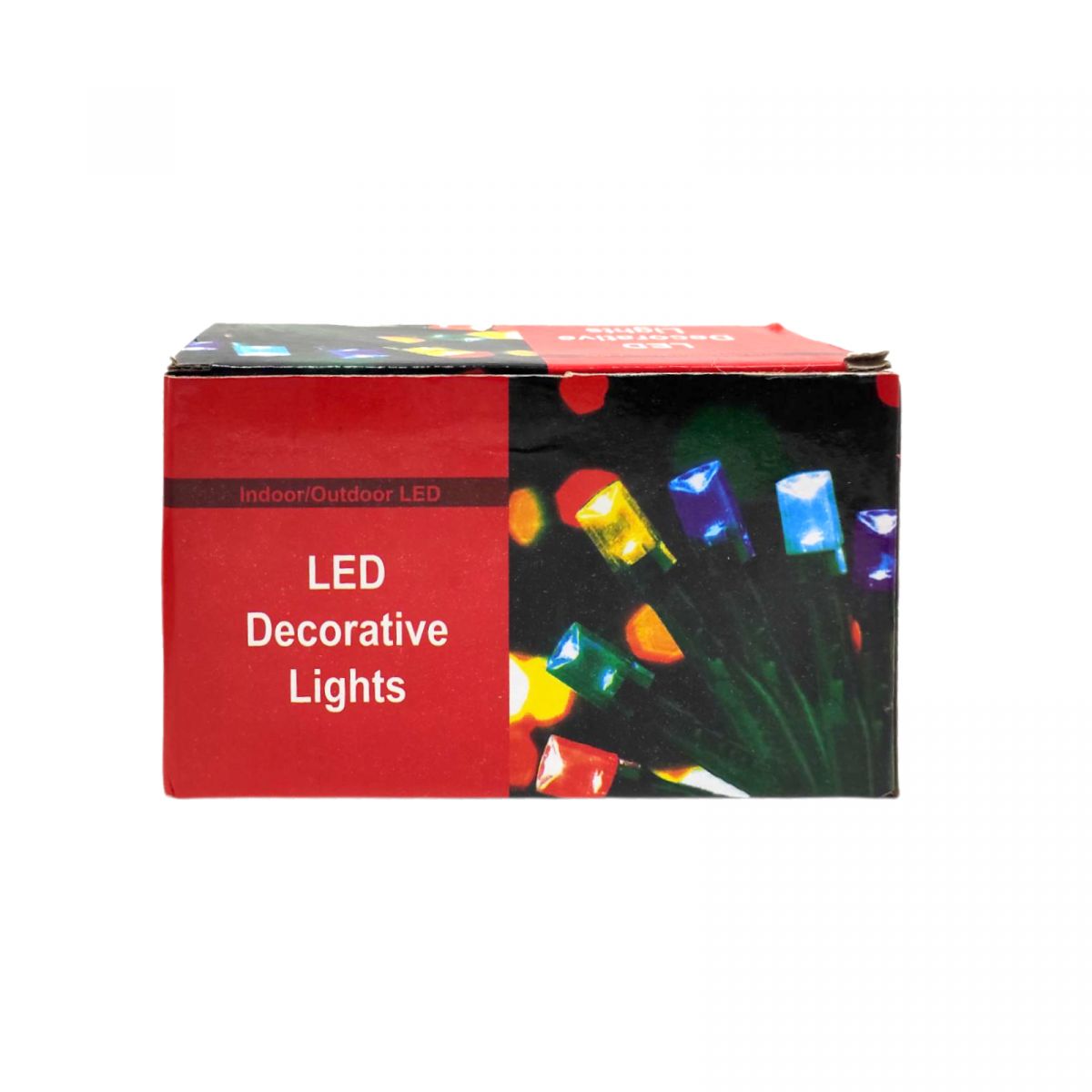 Гірлянда-штора 100 лампочок, довжина дроту 4 метри, 10 гілок, довжина гілки 44 см, від мережі 220 В, біле світло лампочок, в коробці  фото 1