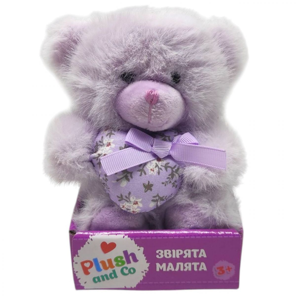 Мяка іграшка "Plush and Co.  ВЕДМЕДИК" (БУЗКОВИЙ) 13 см  фото 1