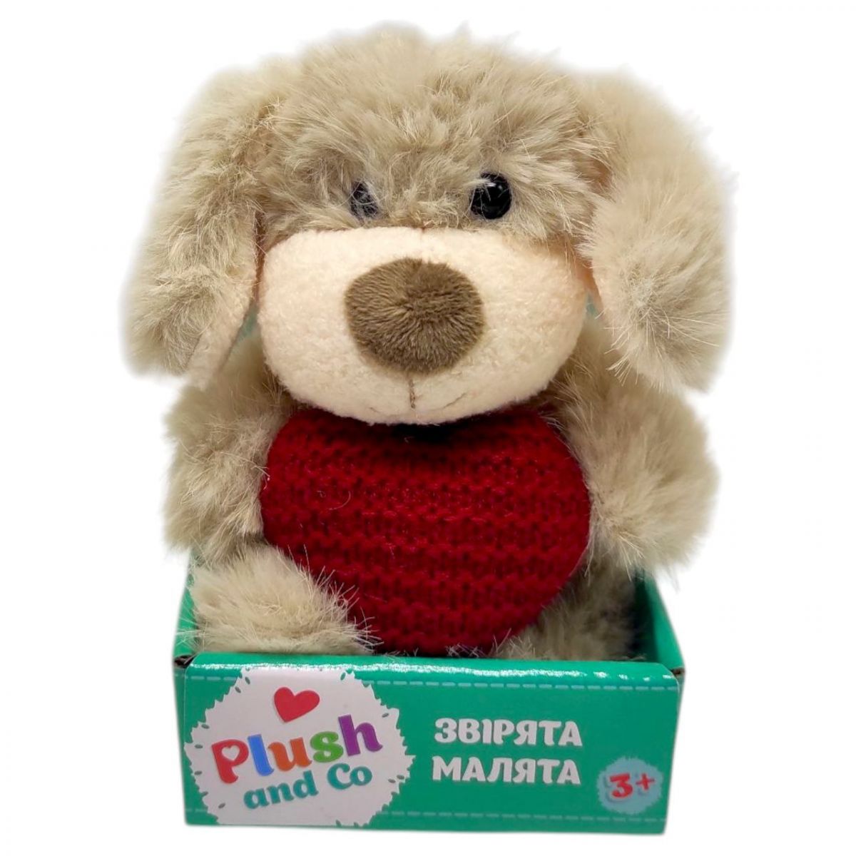 М'яка іграшка "Plush and Co.  Песик" (БЕЖЕВИЙ) 12 см  фото 1