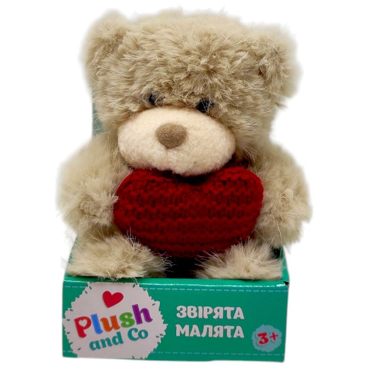 М'яка іграшка "Plush and Co.  ВЕДМЕДИК" (БЕЖЕВИЙ) 12 см  фото 1