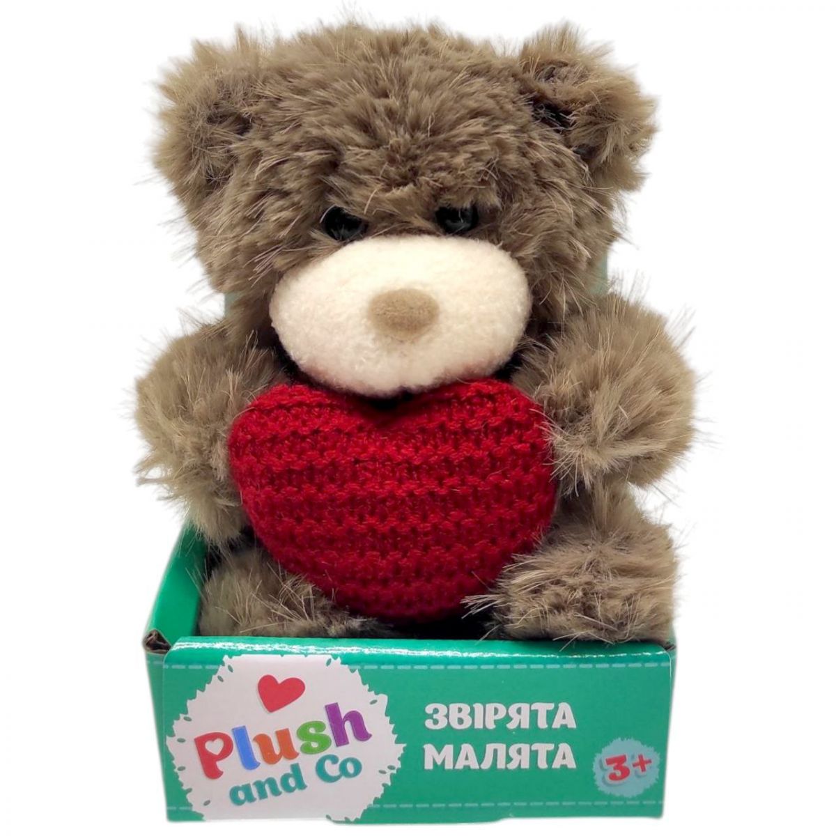 М'яка іграшка "Plush and Co.  ВЕДМЕДИК" (КОРИЧНЕВИЙ) 12 см  фото 1