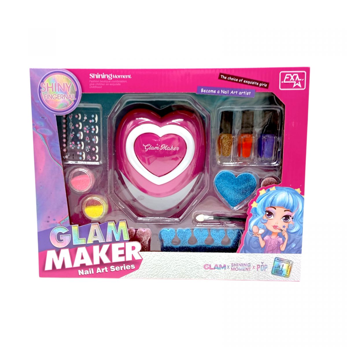 Набір для манікюра з лампою (ВИД 1)  фото 1