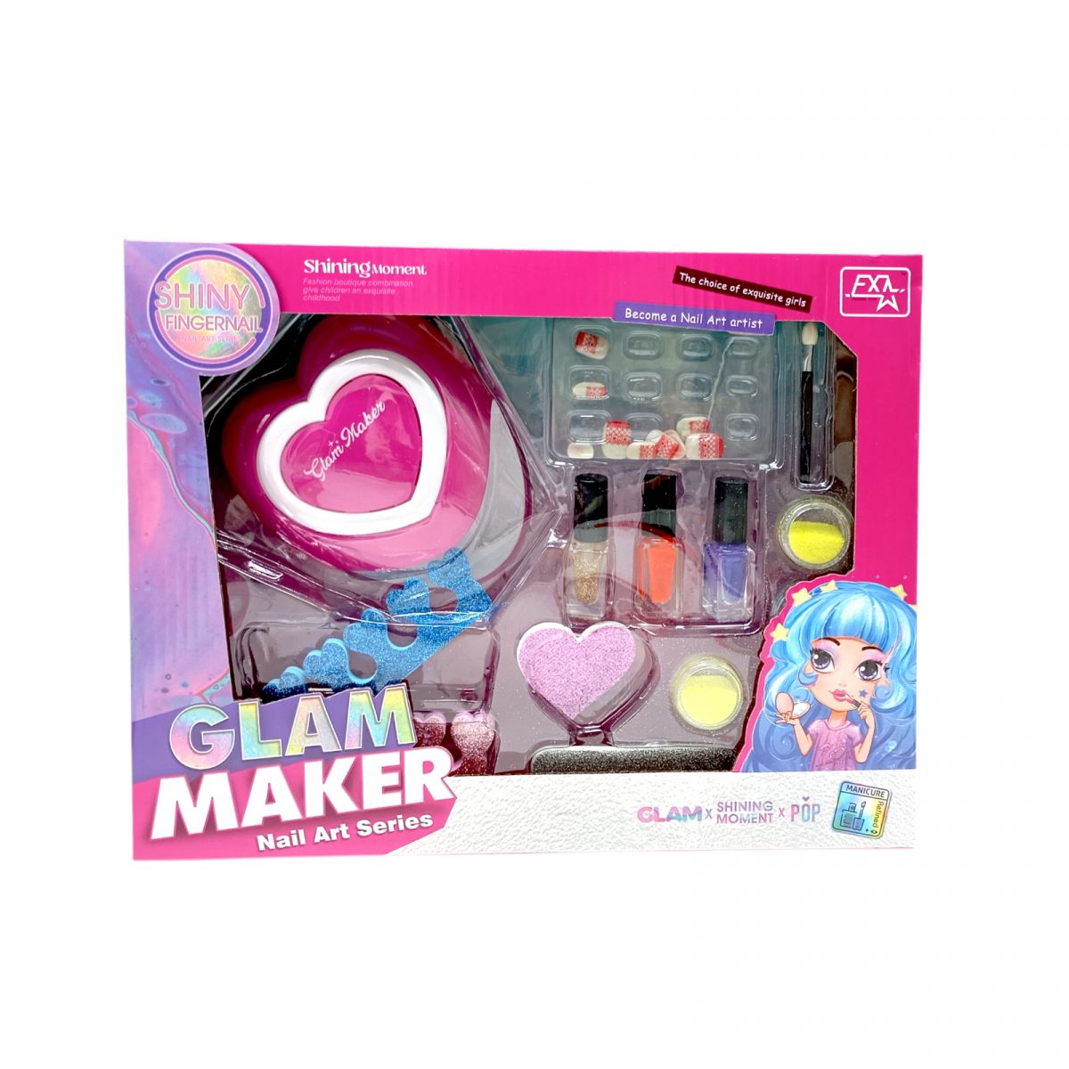 Набір для манікюра з лампою (ВИД 2)  фото 1