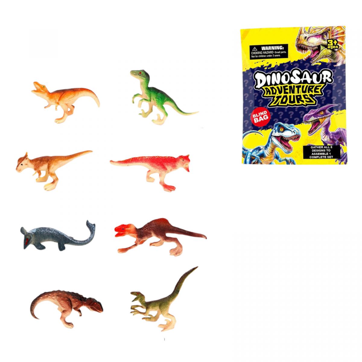 Тварини динозаври, 6*9*1,5см  фото 1