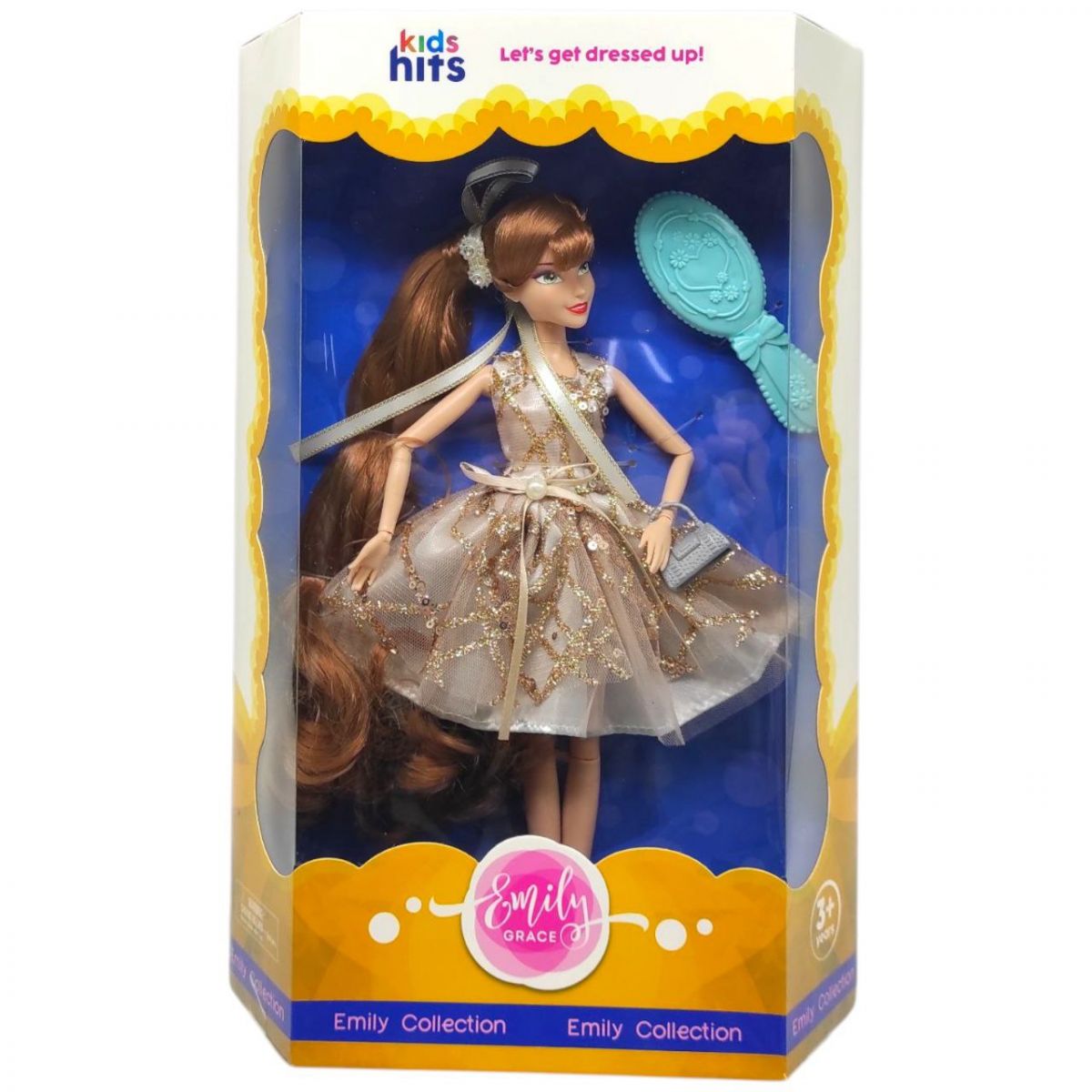 Лялька "Emily Romantic" (короб.  23*34. 5*6. 2 см)  фото 1