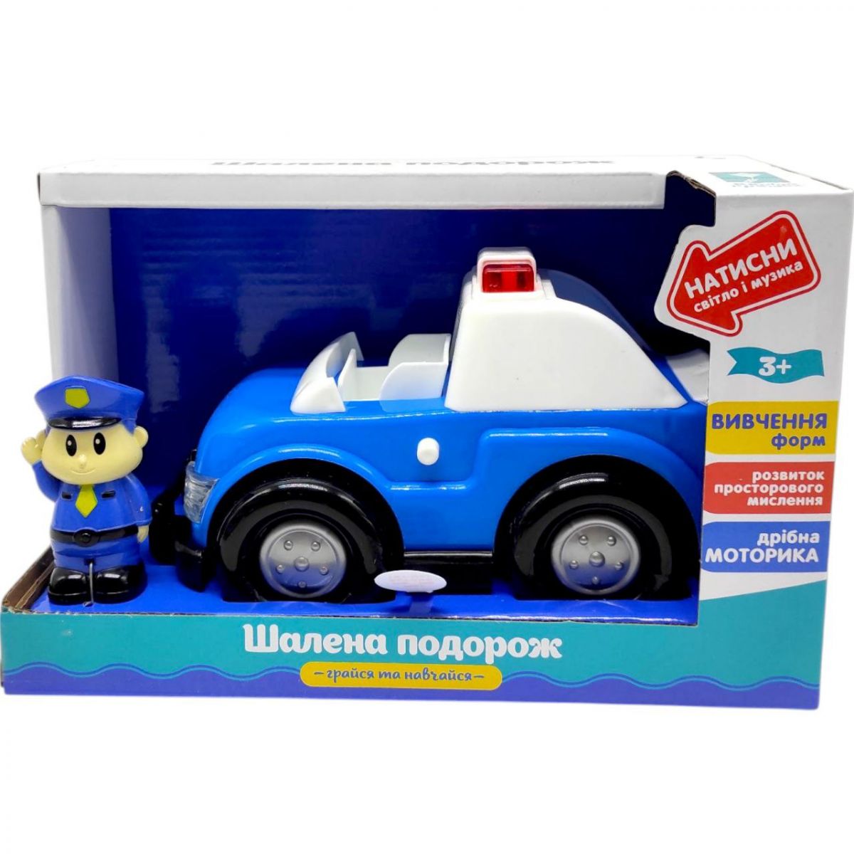Машина музична "Грайся та навчайся" (23,5*11,5*14,5 см)  фото 1