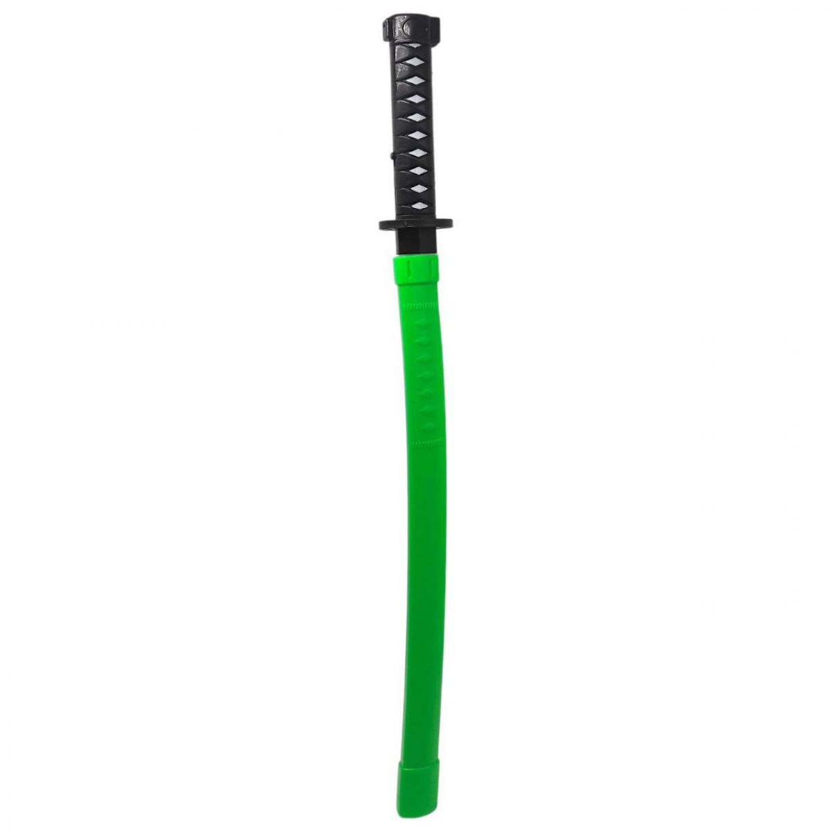 Меч пластиковий "КАТАНА" 67 см (звук, підсвічування), зелений  фото 1