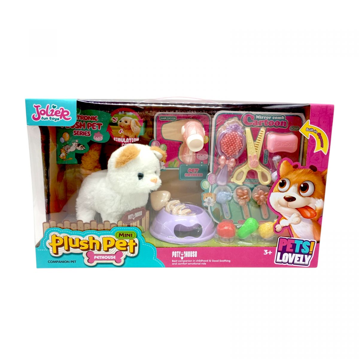 Улюбленець КОТИК (БІЛИЙ З СВІТЛО-КОРИЧНЕВИМИ ВУШКАМИ)  фото 1