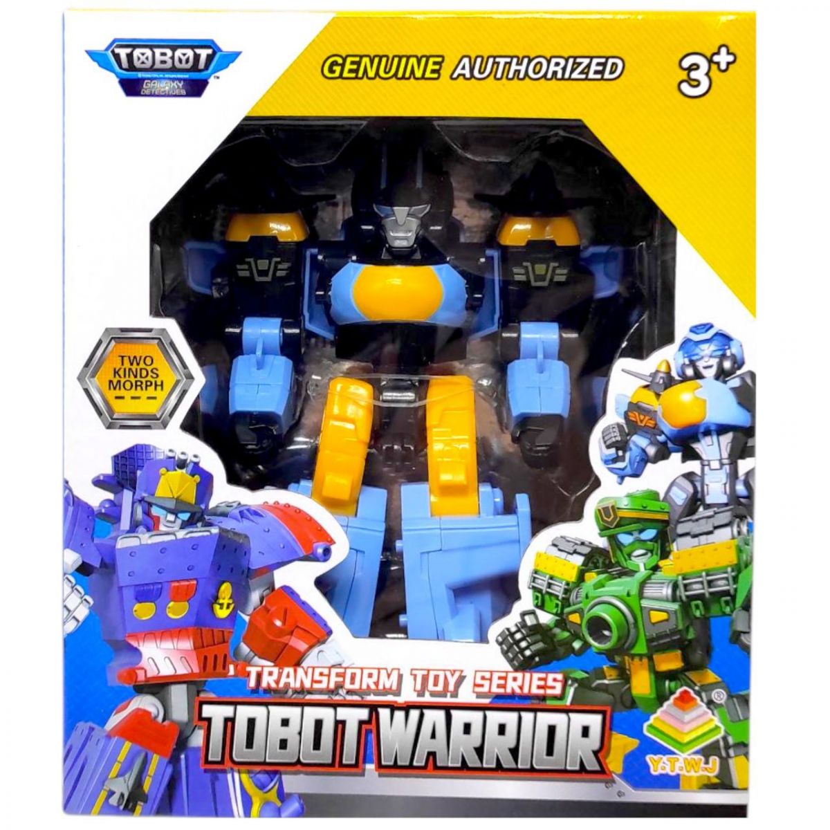 Трансформер TOBOT (БЛАКИТНИЙ З ЖОВТИМ)  фото 1