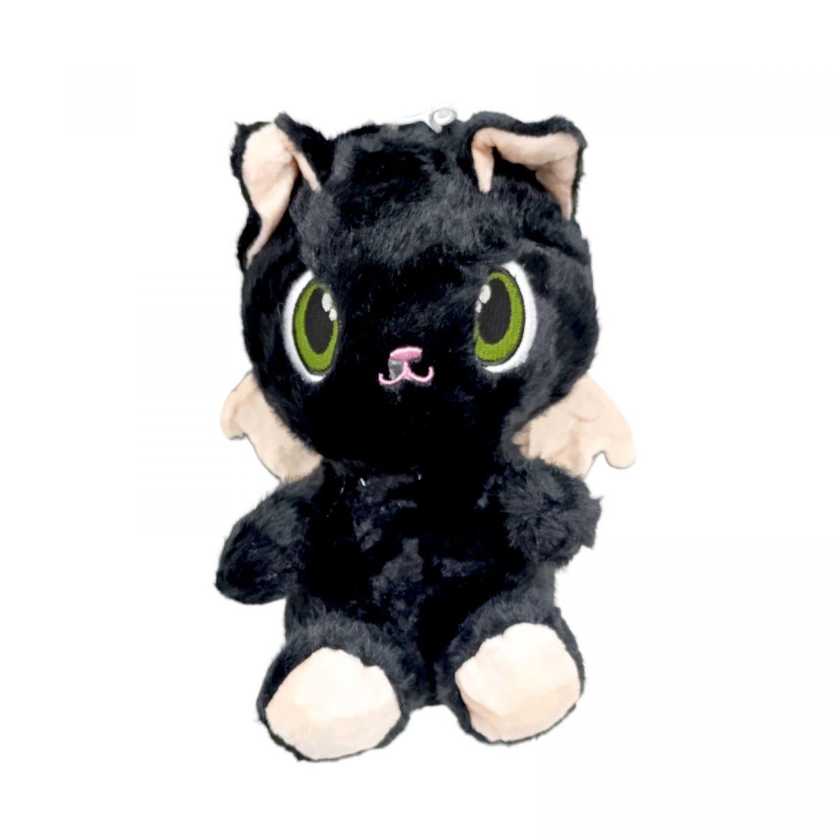 Котик с крыльями 25 см (ЧЕРНЫЙ)  фото 1