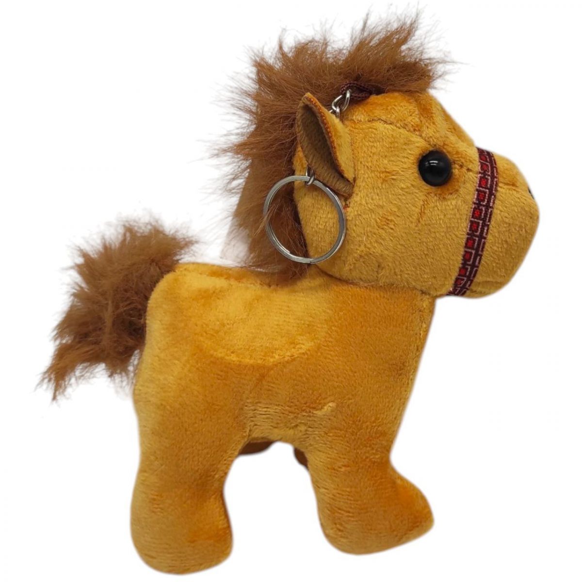 Брелок Конячки красиві 15 см (СВІТЛО-КОРИЧНЕВИЙ)  фото 1