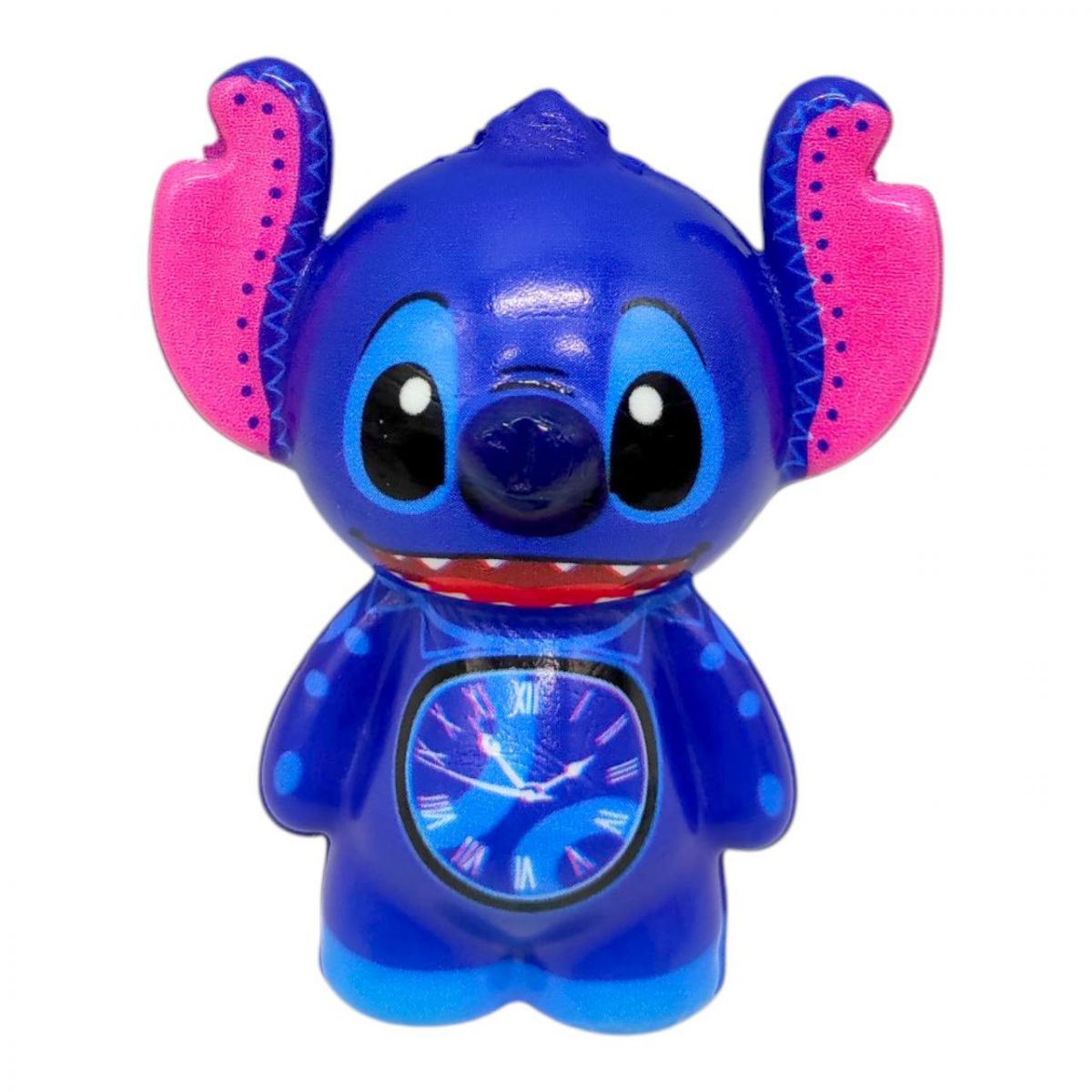 Сквіші Стіч з ароматом 9,5 см (СИНІЙ З ГОДИННИКОМ)  фото 1