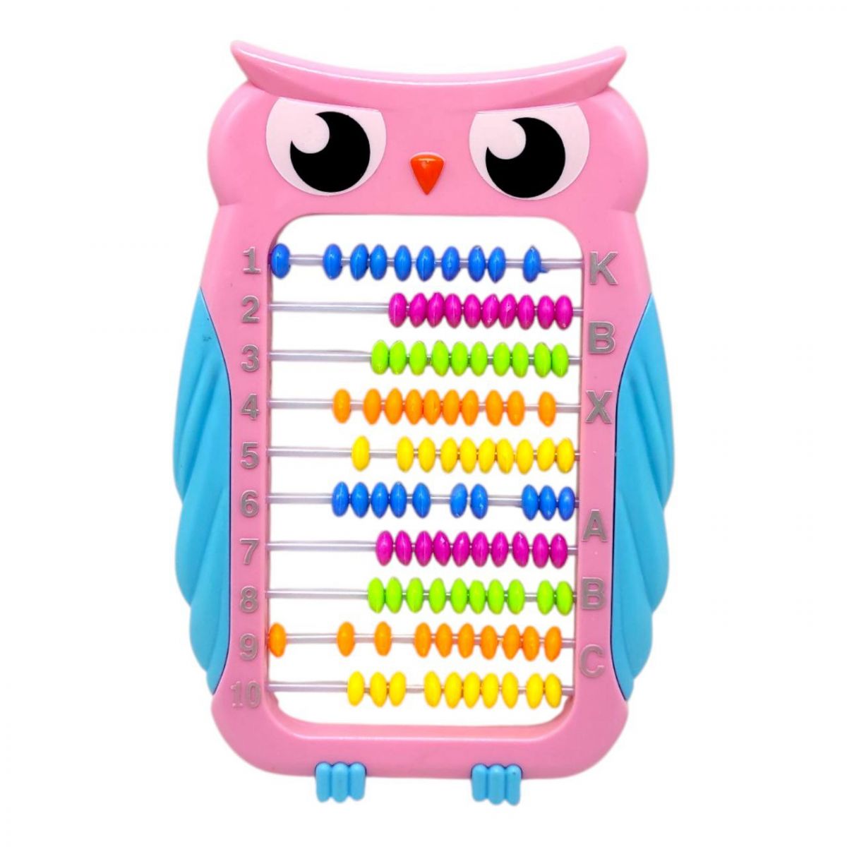 Рахівничка дитяча СОВА (РОЖЕВА)  фото 1