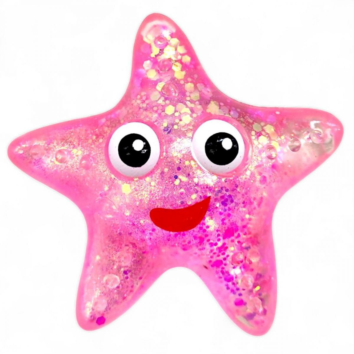 Антистрес жуйка-тягучка "Зірка" (рожевий)  фото 1
