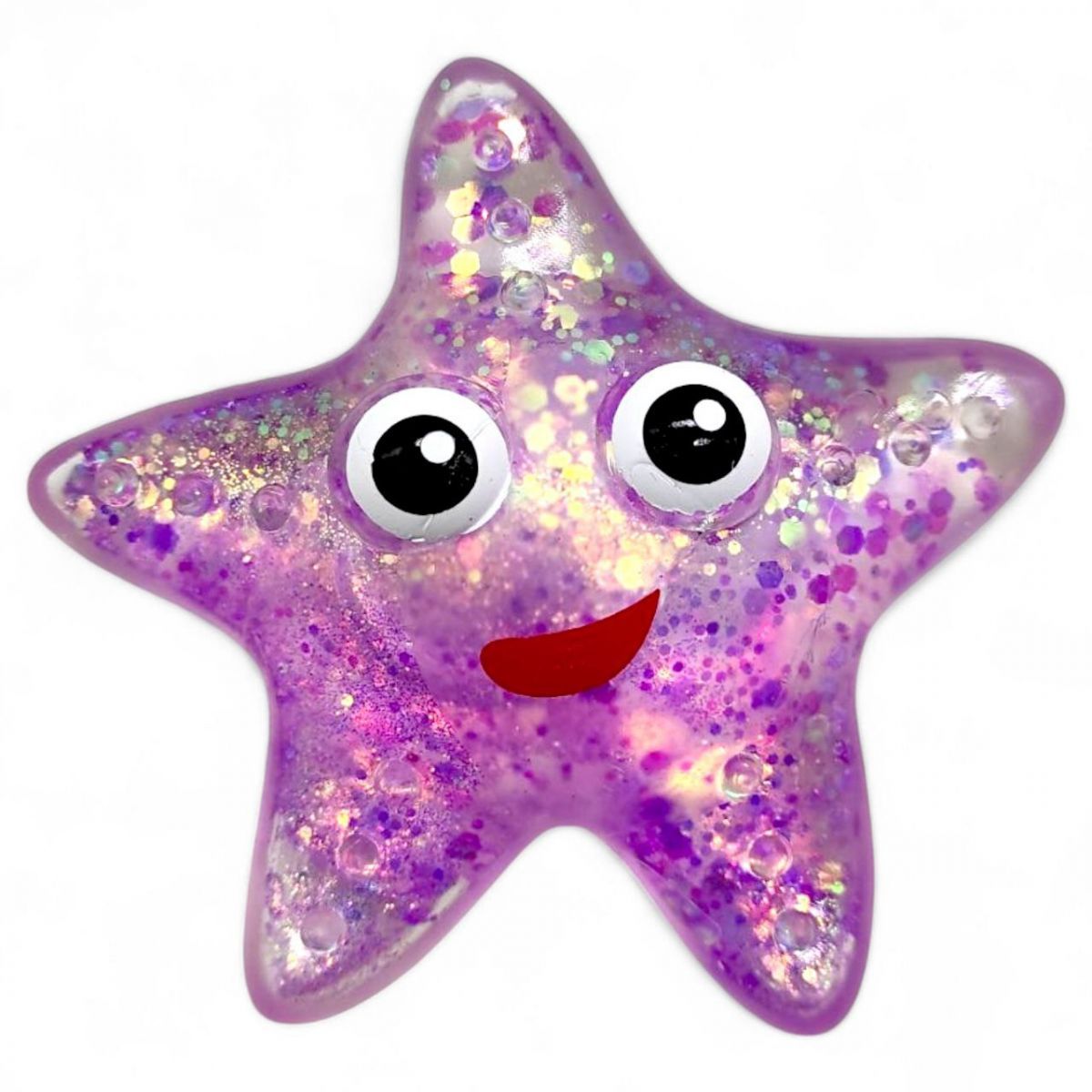 Антистрес жуйка-тягучка "Зірка" (фіолетовий)  фото 1