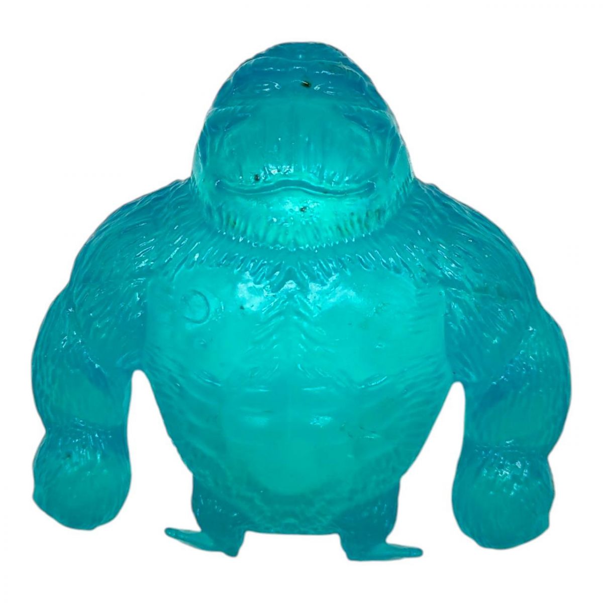 Антистрес жуйка-тягучка "Горила" 8 см (БІРЮЗОВА)  фото 1