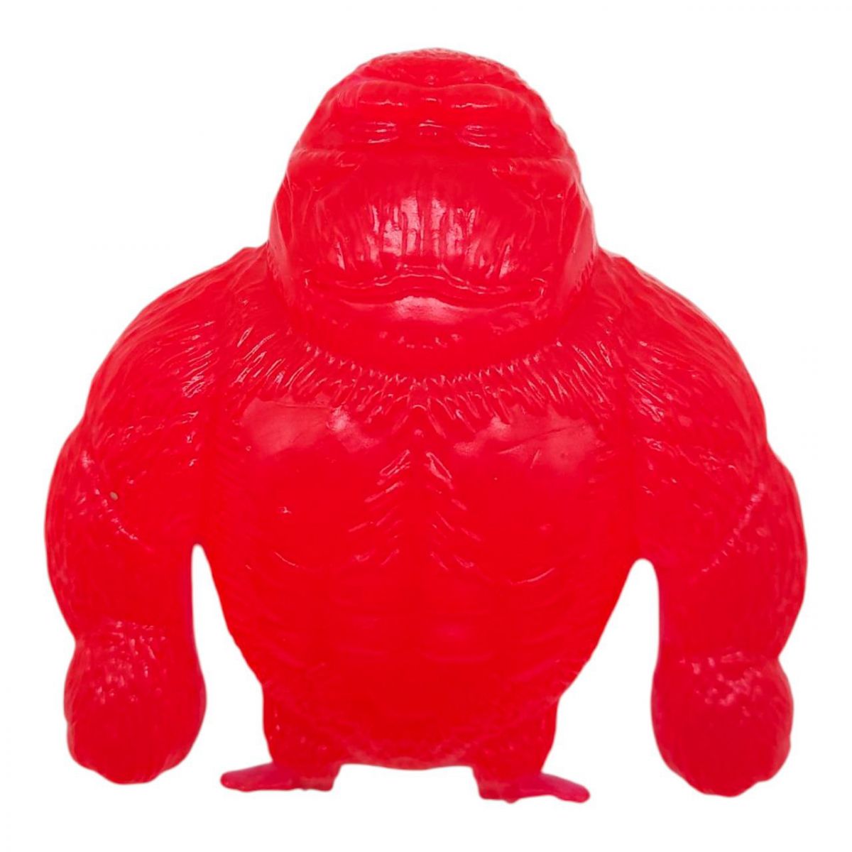 Антистрес жуйка-тягучка "Горила" 8 см (ЧЕРВОНА)  фото 1