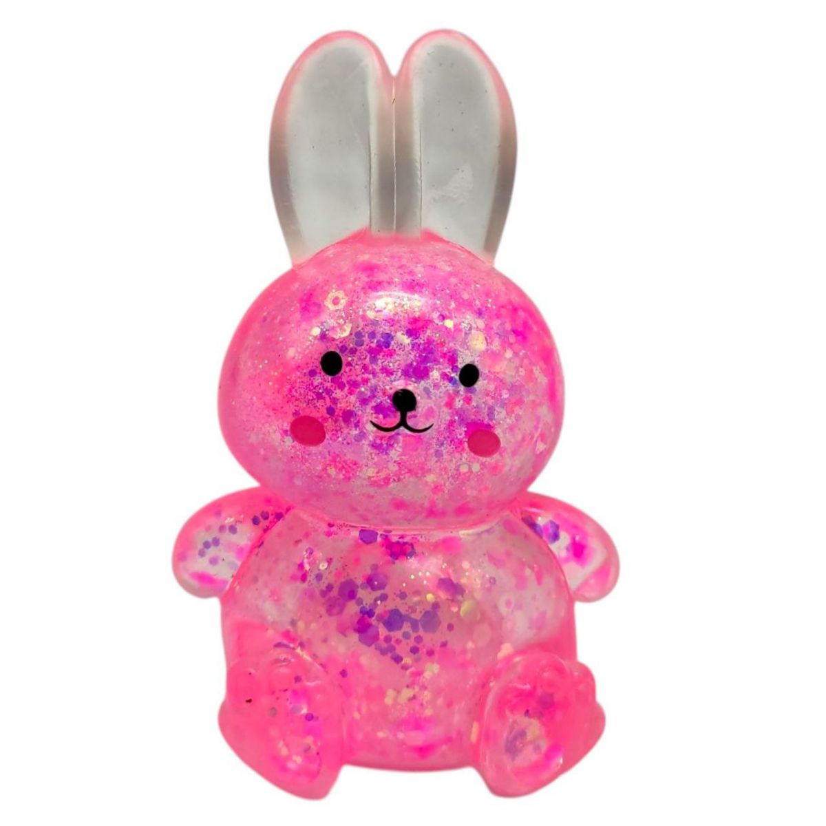 Антистрес тягучка жуйка зайчик (РОЖЕВИЙ)  фото 1