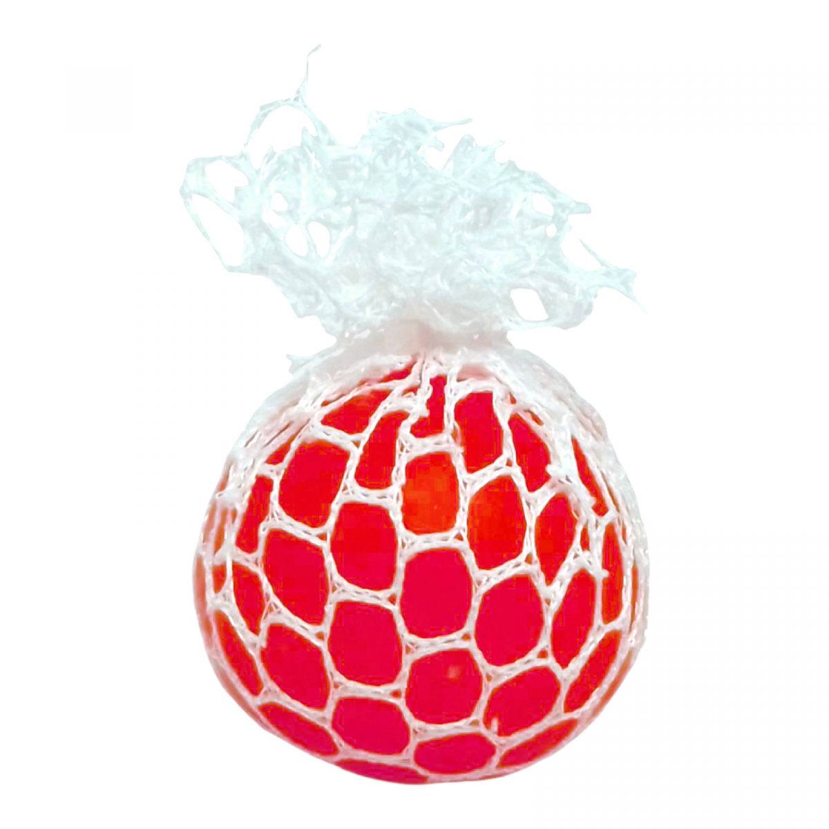 Антистрес мізки в білій сітці (ЧЕРВОНИЙ)  фото 1