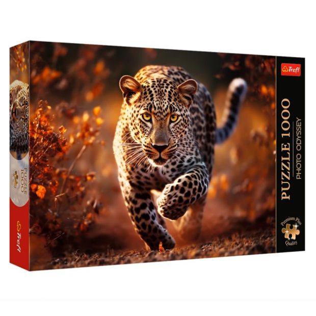 Пазли - 1000 ел, "Преміум: Дикий Леопард"  фото 1