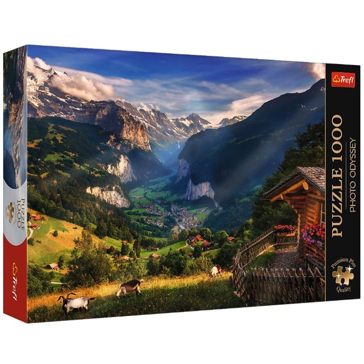Пазли - 1000 ел, "Преміум: Долина Лаутербруннен"  фото 1