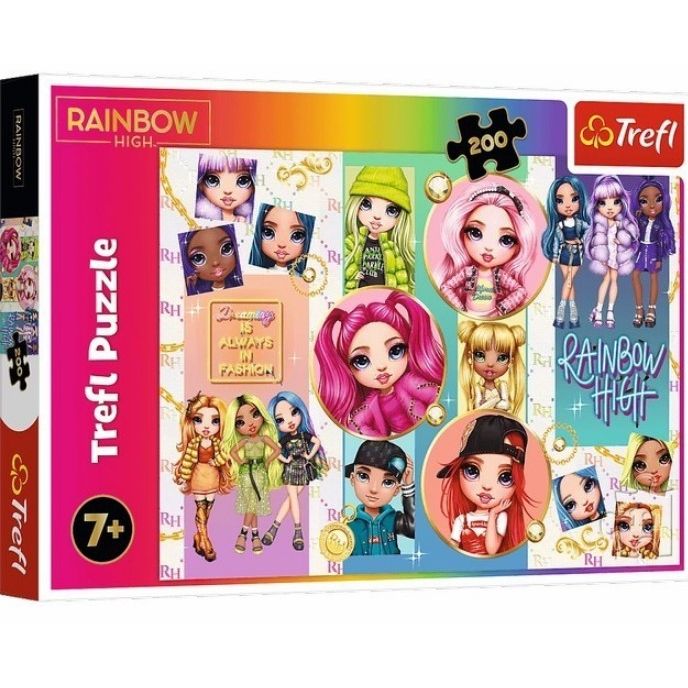 Пазли - 200 ел "MGA Rainbow High!"  фото 1