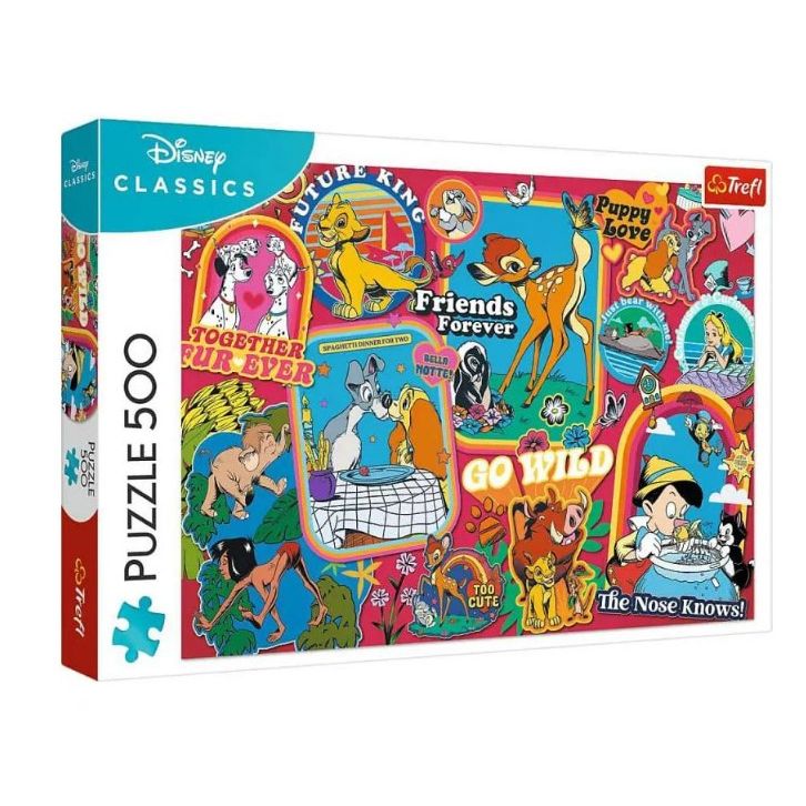 Пазли, 500 ел.  "Дісней крізь роки"  фото 1