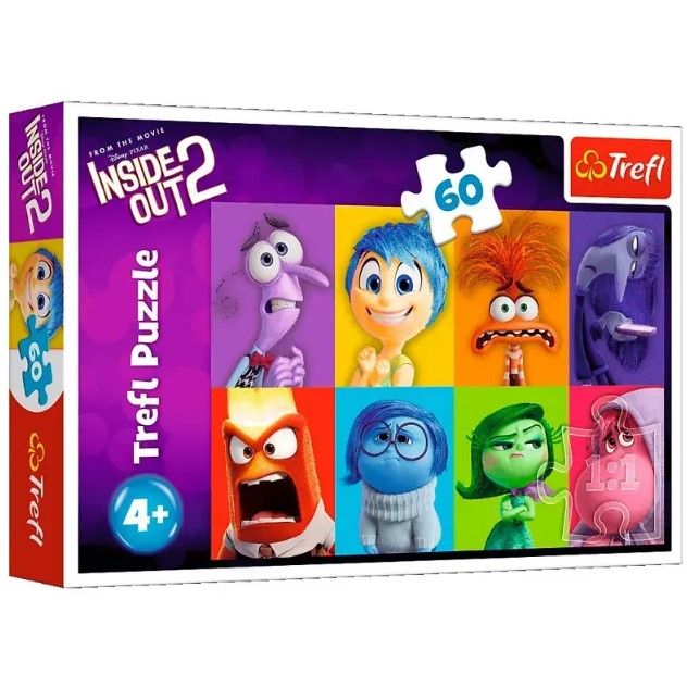 Пазли 60 ел "Думками навиворіт 2"  фото 1