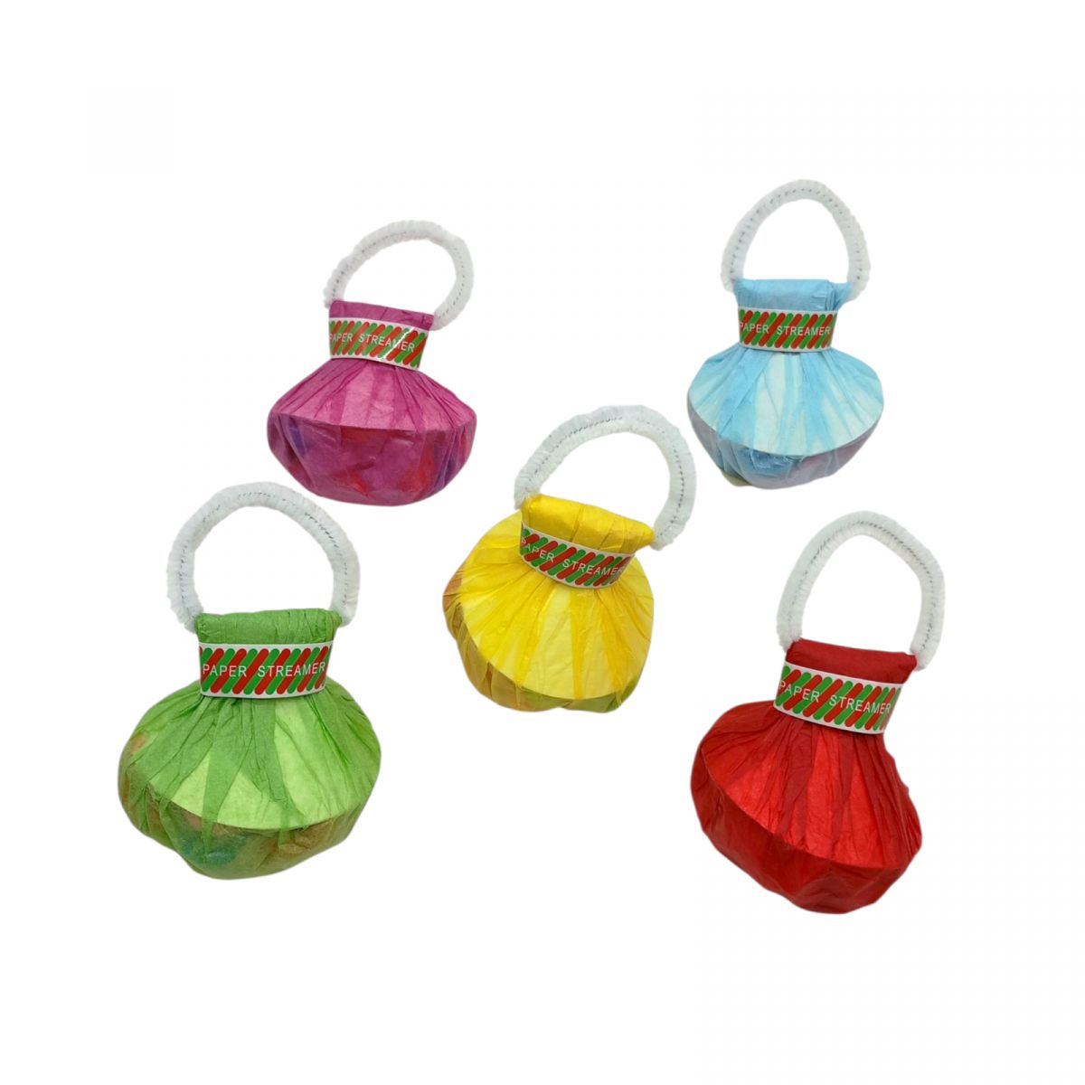 Серпантин паперовий кольоровий МІКС  фото 1