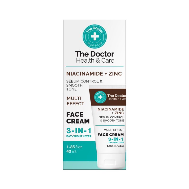 The Doctor Health & Care Крем для лица Niacinamide + Zinc Face Cream 3в1, 40мл  фото 1