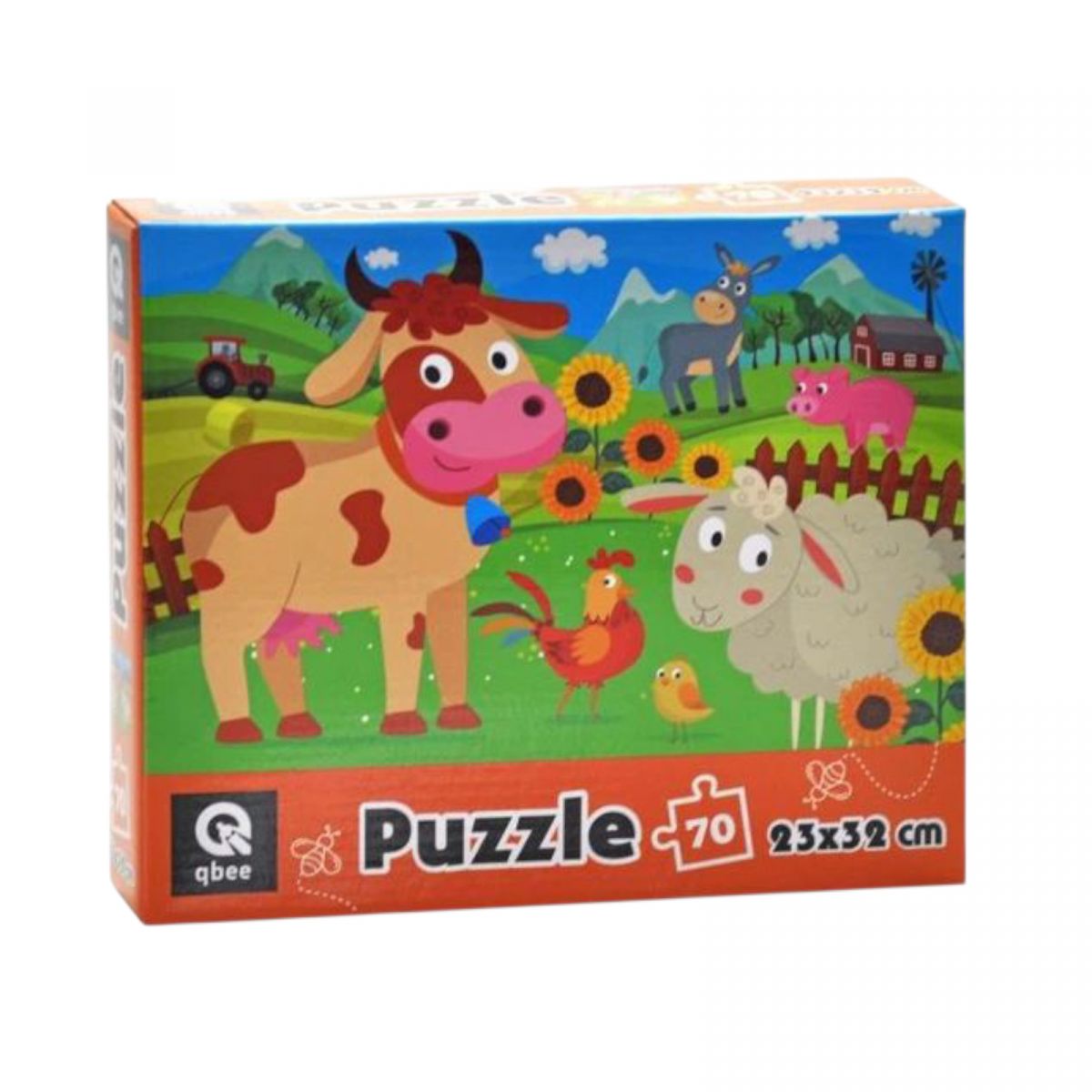 Пазли - 70 елм.  "Мешканці ферми"  фото 1