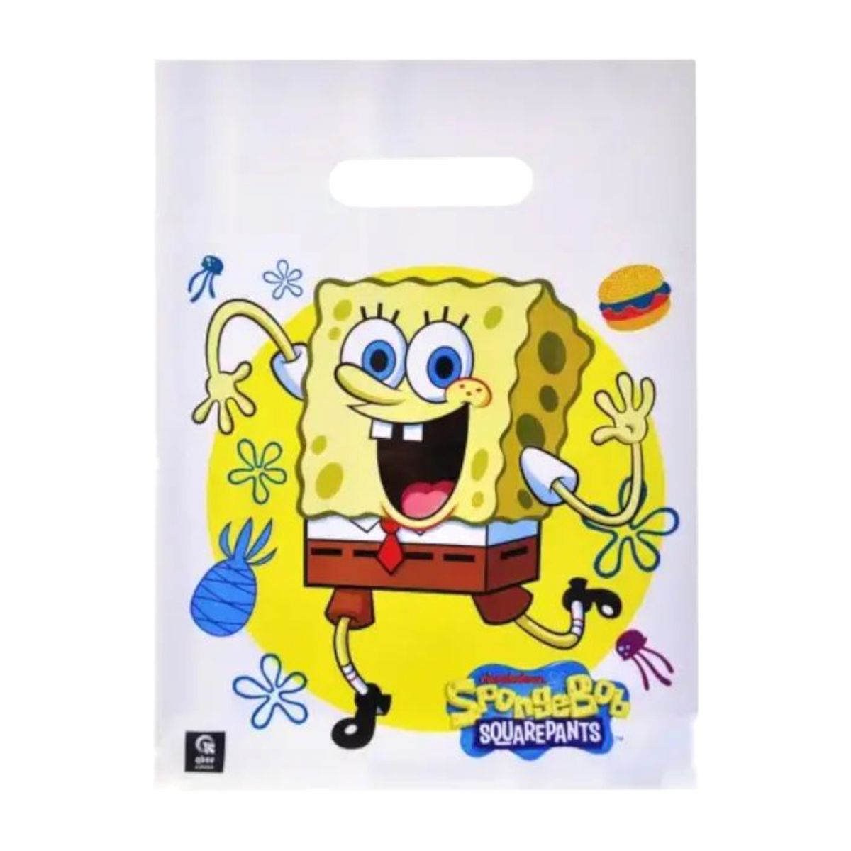 Пакет поліетиленовий (M) "Губка Боб" 30x25,5 см  фото 1