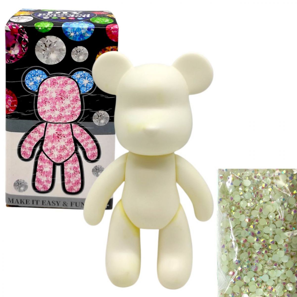 Набір для творчості "ВЕДМЕДИК/Бербрик" (БІЛИЙ)  фото 1