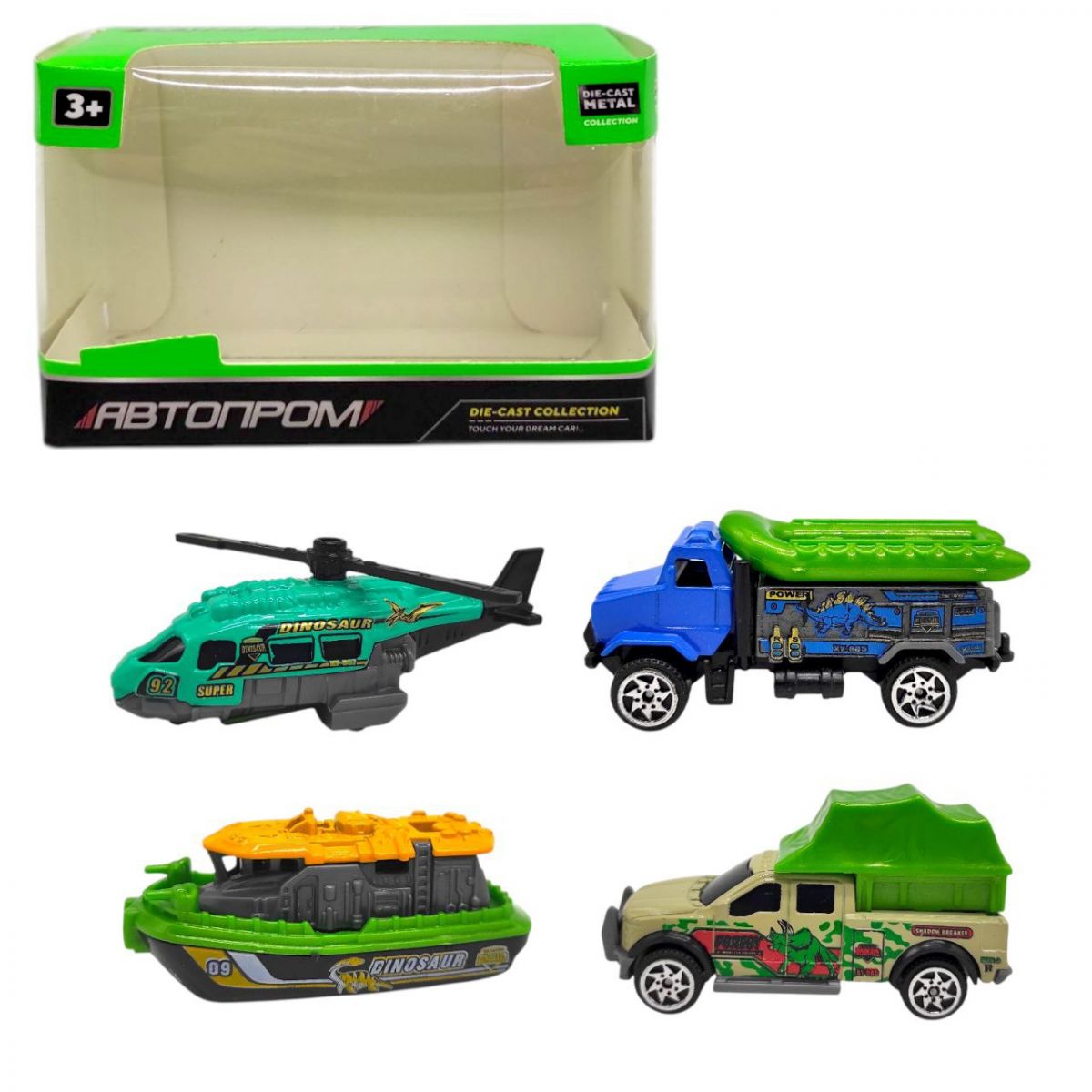 Машина металева "АВТОПРОМ.  транспорт" мікс видів (коробка 8х5х5 см)  фото 1