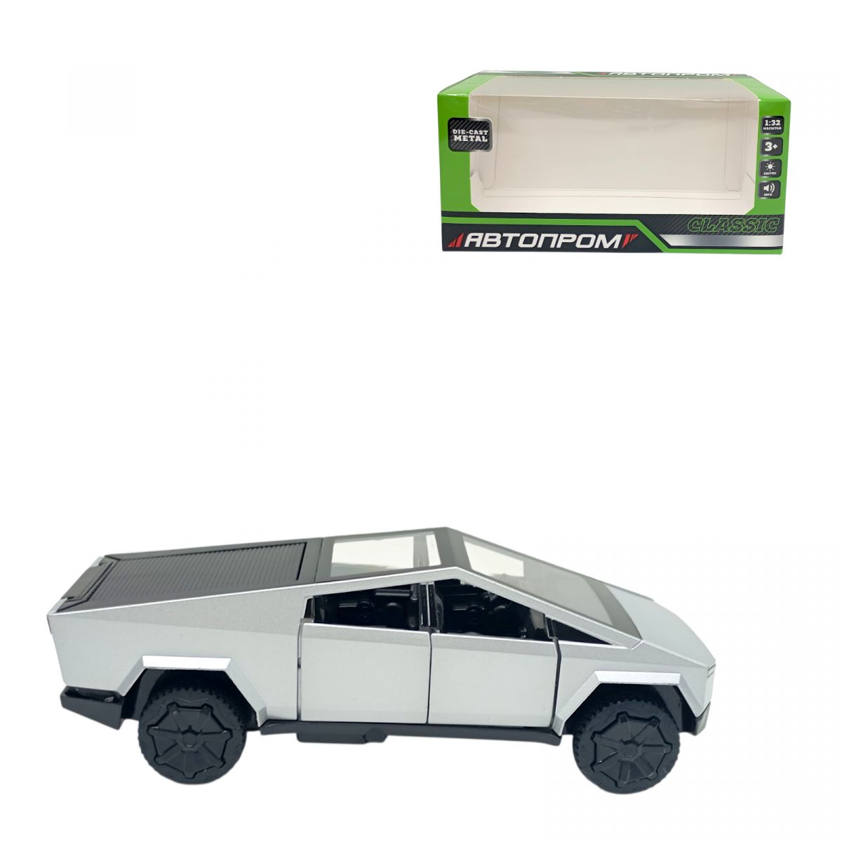 АВТОПРОМ Tesla pickup truck, (СІРА)  фото 1