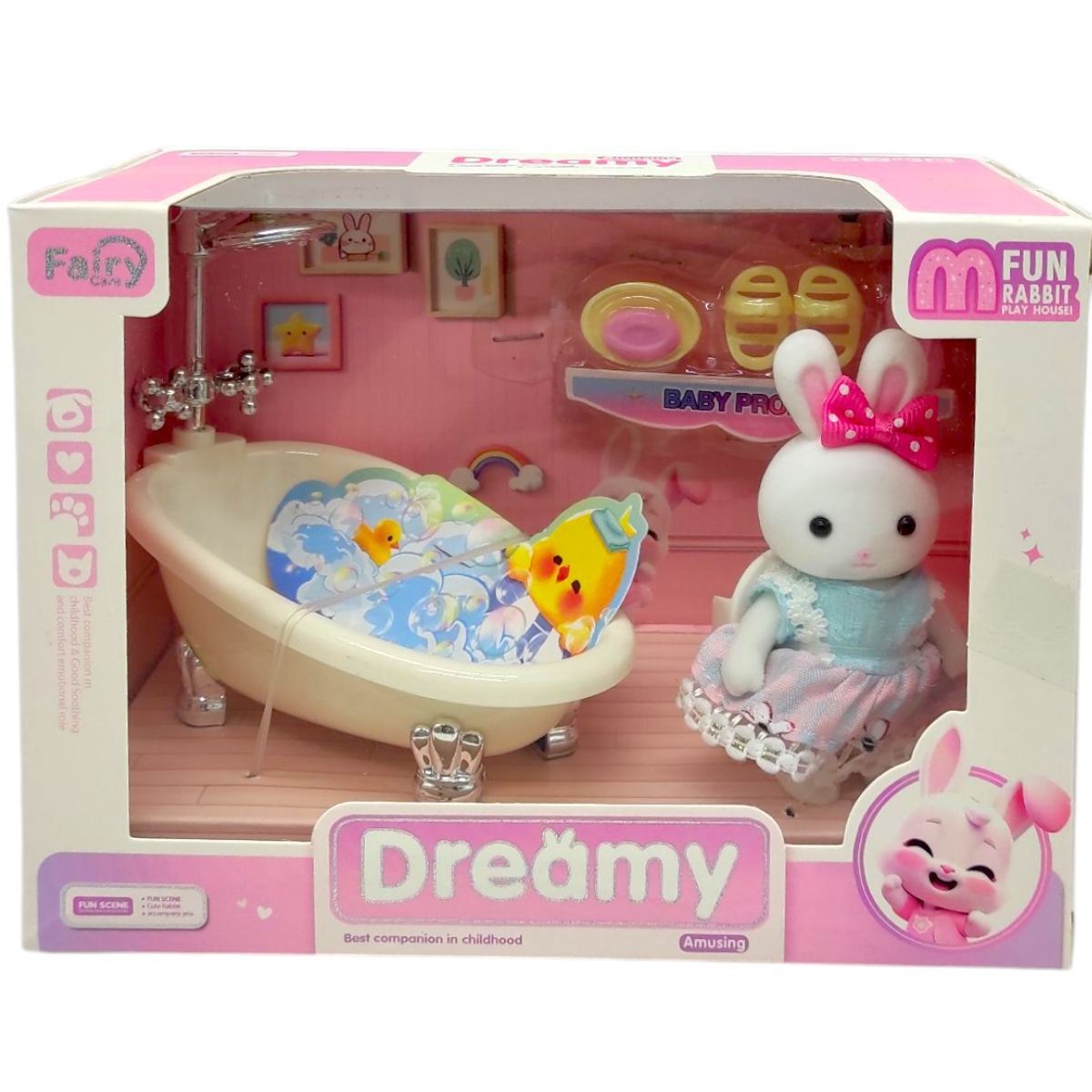 Набір меблів з тваринкою (флоксова фігурка, аксесуари)  фото 1