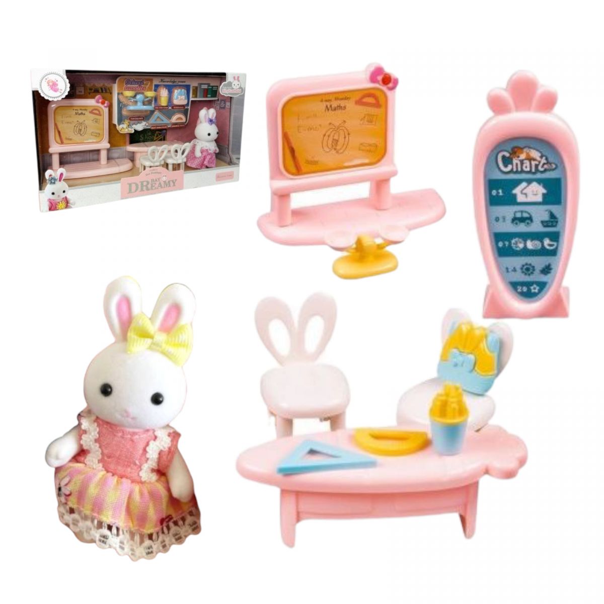 Набір меблів, флоксова фігурка, в коробці  (мікс видів)  фото 1