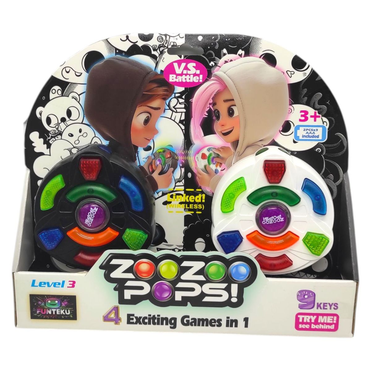 Игра "ZooZooPops" (музыка, подсветка, 4 игровых режима, игра на двоих)  фото 1