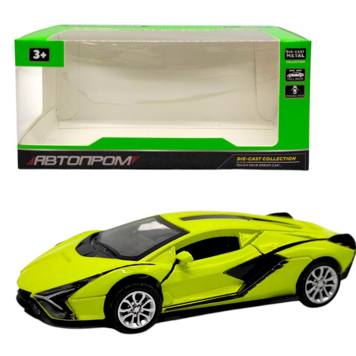 Машинка металева "АВТОПРОМ.  LAMBORGINI VIENO" (САЛАТОВА)  фото 1