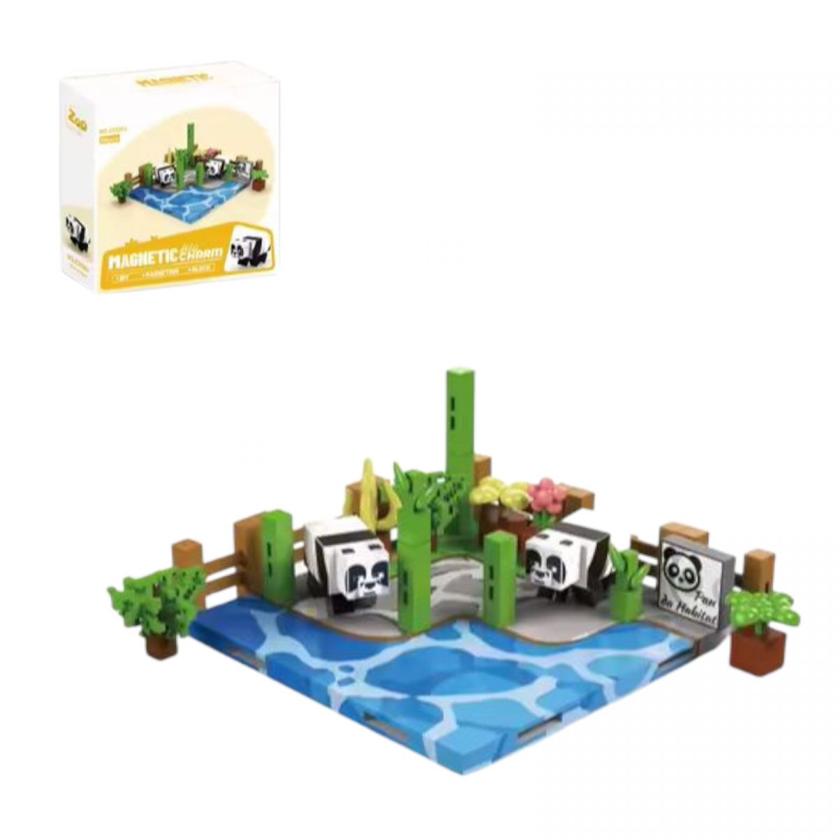 Конструктор MINECRAFT (ПАНДА)  фото 1