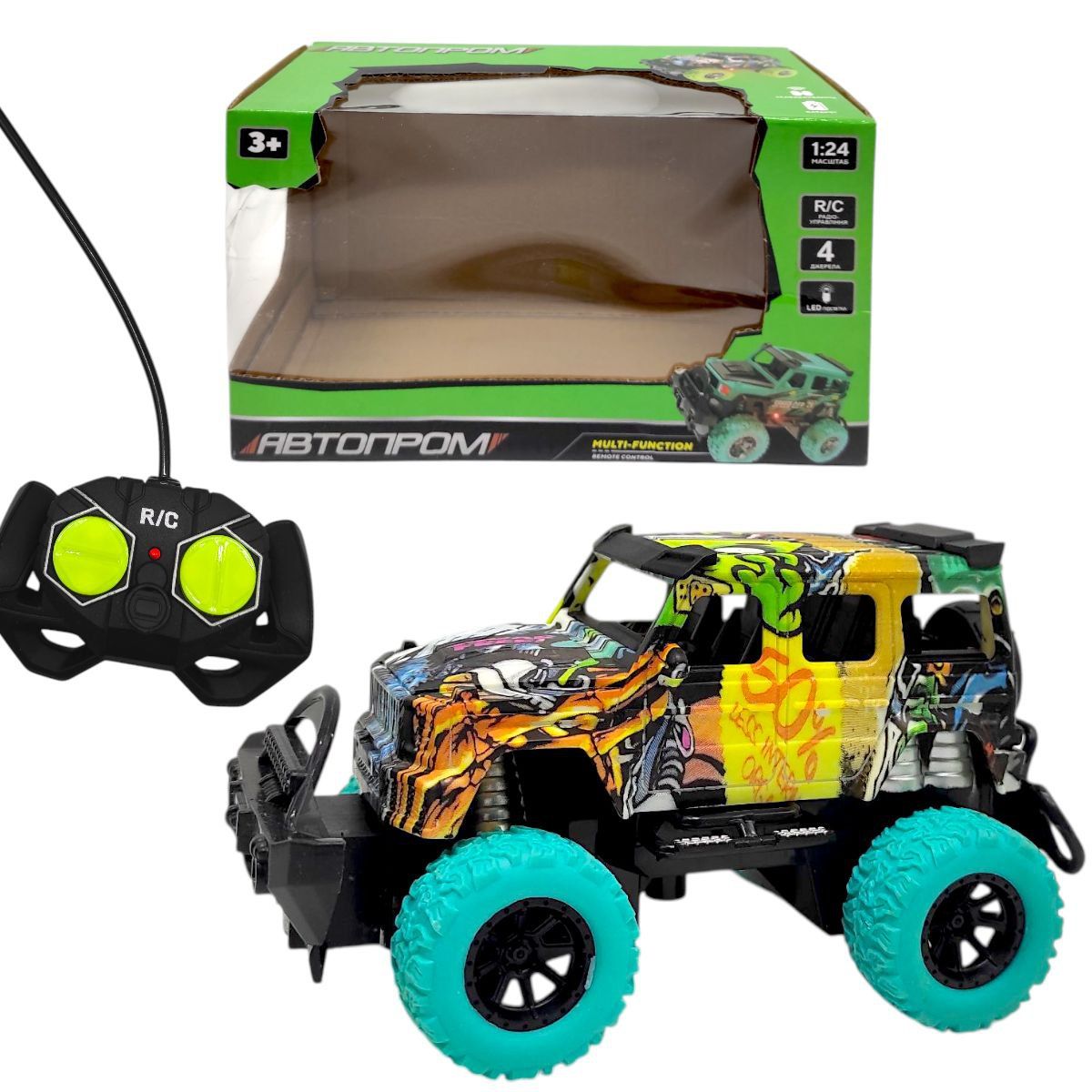 Машина на радіокеруванні "ДЖИП" (ВИД 1)  фото 1