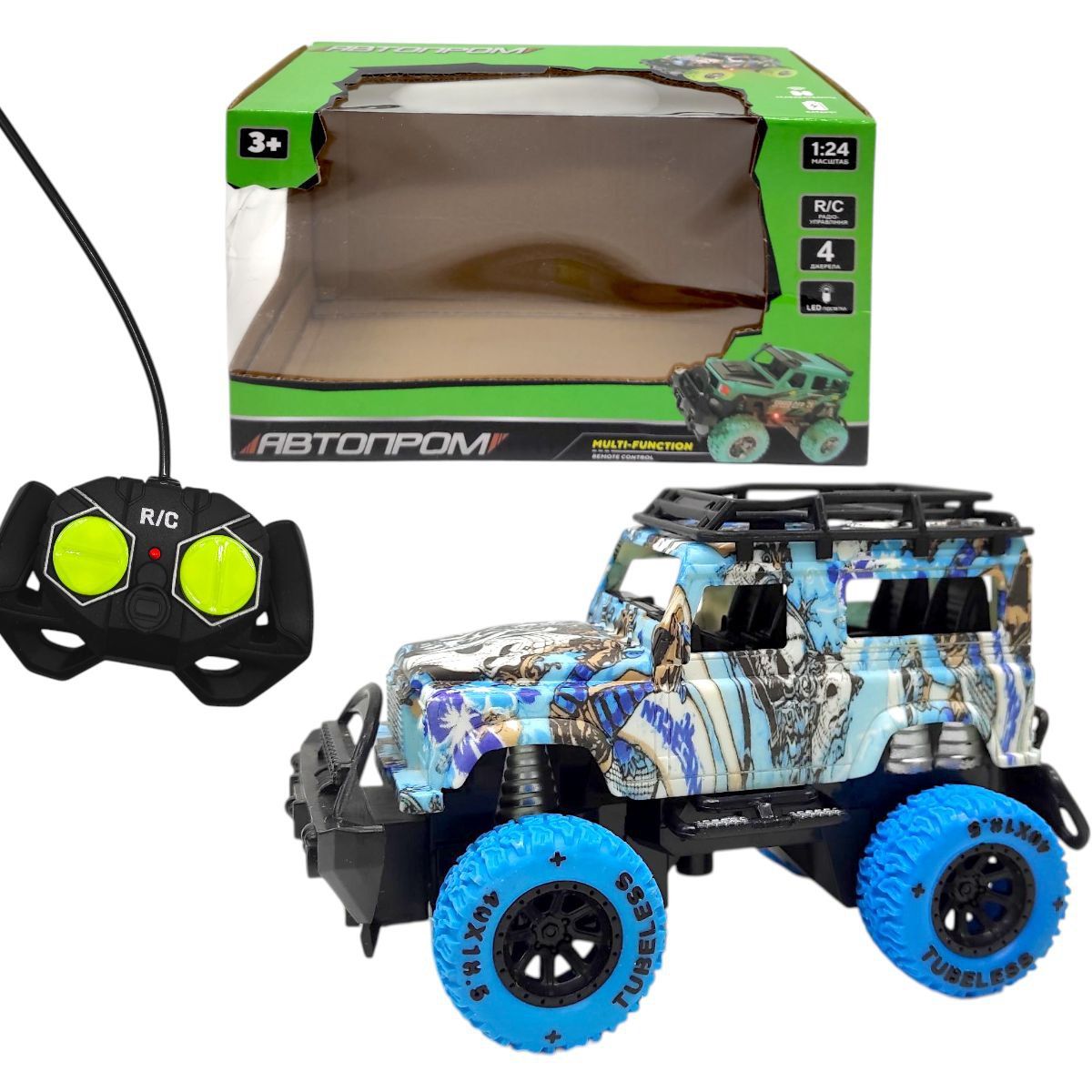 Машина на радіокеруванні "ДЖИП" (ВИД 3)  фото 1
