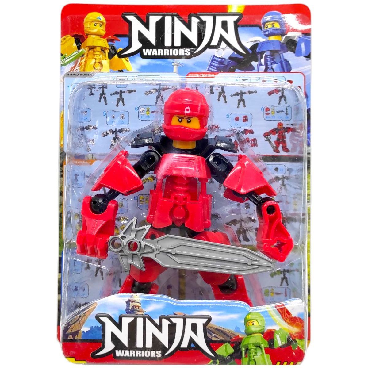 Фигурка-персонаж "НИНДЯ" (КРАСНЫЙ)  фото 1