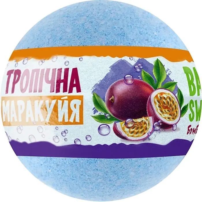 AquaShine Бомбочка для ванны Bath Sweets Тропическая маракуйя, 100г  фото 1