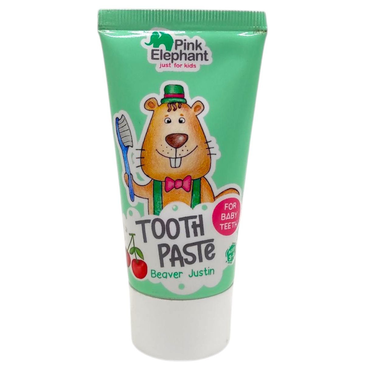 Зубна паста "Pink Elephant.  бобер Джастін", 50 мл  фото 1