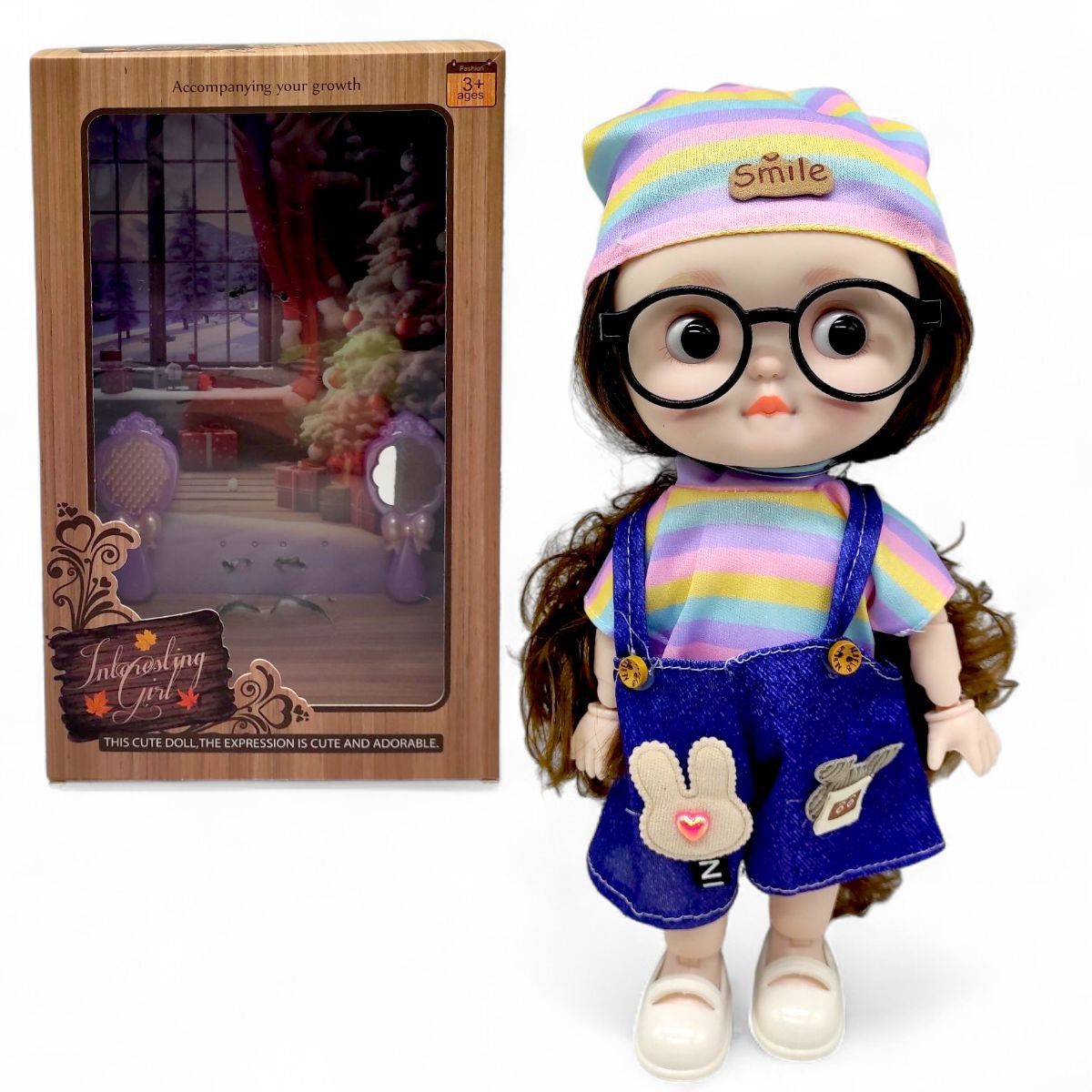 Лялька шарнірна "Interesting" в коробці 33х10х20,5 см  фото 1