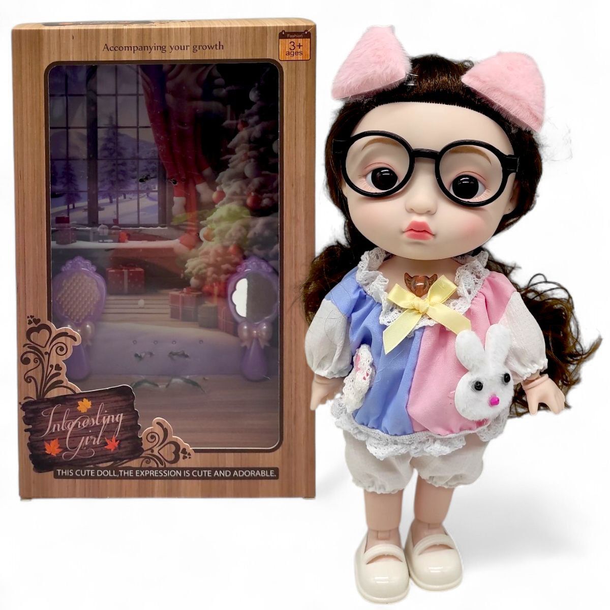 Лялька шарнірна "Interesting" в коробці 33х10х20,5 см  фото 1