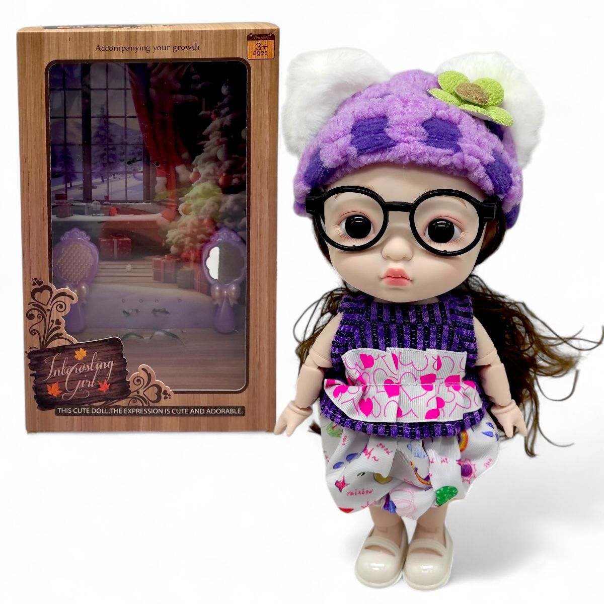 Лялька шарнірна "Interesting" в коробці 33х10х20,5 см  фото 1