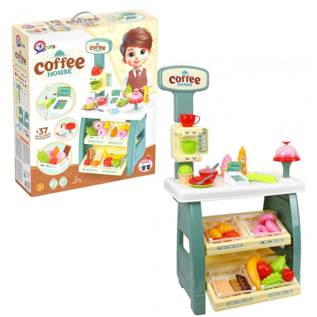 Іграшковий набір "Кавʼярня ТехноК" коробка (58×48×15. 5 см)  фото 1